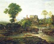 Ferdinand von Olivier Ideal Italian landscape oil painting on canvas
